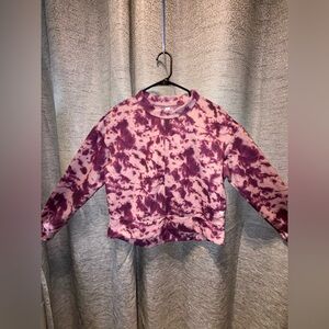 YOGASMOGA Purple Tie-Dye Sweatshirt